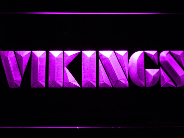 Minnesota Vikings (4) LED Sign - Purple - TheLedHeroes