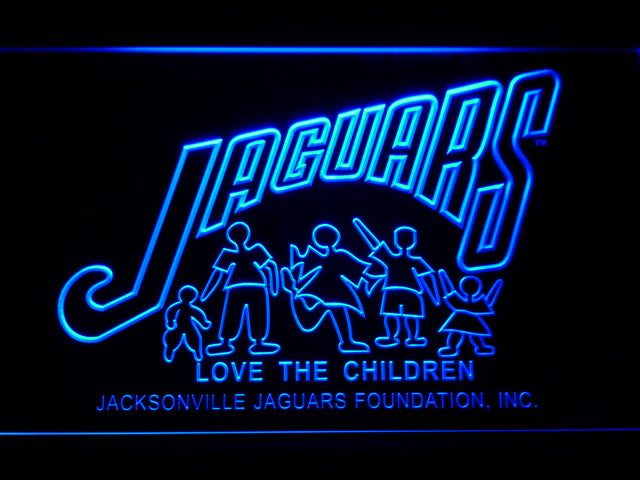 Jacksonville Jaguars Foundation LED Sign - Blue - TheLedHeroes