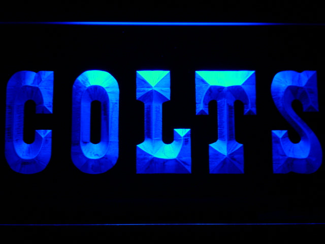FREE Indianapolis Colts (6) LED Sign - Blue - TheLedHeroes
