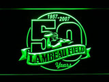 Green Bay Packers Lambeau Field 50th Anniversary LED Neon Sign Electrical - Green - TheLedHeroes