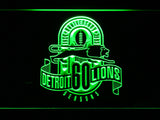 Detroit Lions 60th Anniversary LED Sign - Green - TheLedHeroes