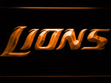 Detroit Lions (5) LED Sign - Orange - TheLedHeroes