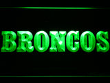 FREE Denver Broncos (8) LED Sign - Green - TheLedHeroes