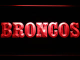 FREE Denver Broncos (8) LED Sign - Red - TheLedHeroes
