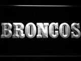 FREE Denver Broncos (8) LED Sign - White - TheLedHeroes