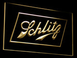 FREE Schlitz LED Sign - Yellow - TheLedHeroes