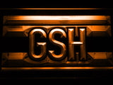 Chicago Bears GSH George Halas LED Neon Sign USB - Orange - TheLedHeroes