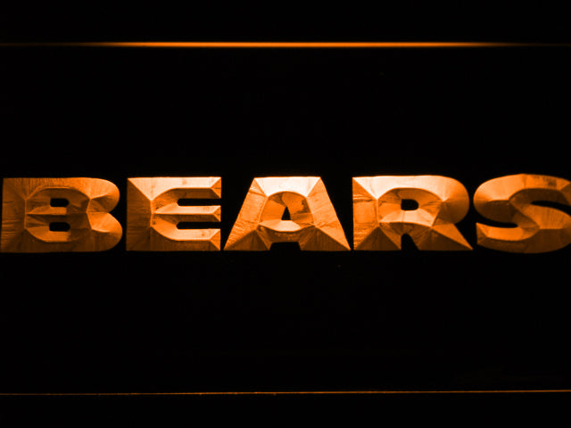 FREE Chicago Bears (4) LED Sign - Orange - TheLedHeroes