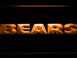 Chicago Bears (4) LED Neon Sign USB - Orange - TheLedHeroes