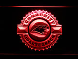 FREE Carolina Panthers Community Quarterback LED Sign - Red - TheLedHeroes