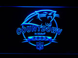 FREE Carolina Panthers Countdown to Kickoff 2003 LED Sign - Blue - TheLedHeroes