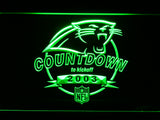 FREE Carolina Panthers Countdown to Kickoff 2003 LED Sign - Green - TheLedHeroes
