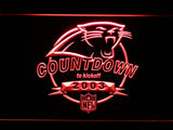 Carolina Panthers Countdown to Kickoff 2003 LED Sign - Red - TheLedHeroes