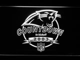 Carolina Panthers Countdown to Kickoff 2003 LED Sign - White - TheLedHeroes