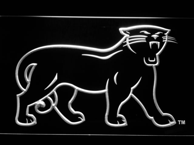 FREE Carolina Panthers (7) LED Sign - White - TheLedHeroes