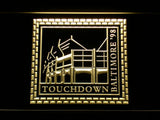 Baltimore Ravens Touchdown LED Neon Sign USB - Yellow - TheLedHeroes
