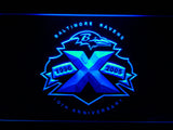 Baltimore Ravens 10th Anniversary LED Sign - Blue - TheLedHeroes