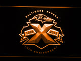 Baltimore Ravens 10th Anniversary LED Sign - Orange - TheLedHeroes