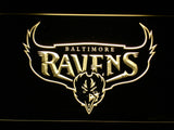 FREE Baltimore Ravens (6) LED Sign - Yellow - TheLedHeroes