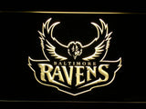 Baltimore Ravens (7) LED Neon Sign Electrical - Yellow - TheLedHeroes