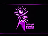 FREE Atlanta Falcons Youth Foundation LED Sign - Purple - TheLedHeroes