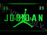 FREE Jordan 23 LED Sign - Green - TheLedHeroes