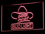 Bud Light George Strait Bar Pub LED Sign - Red - TheLedHeroes