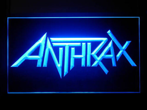 Anthrax LED Sign - Blue - TheLedHeroes