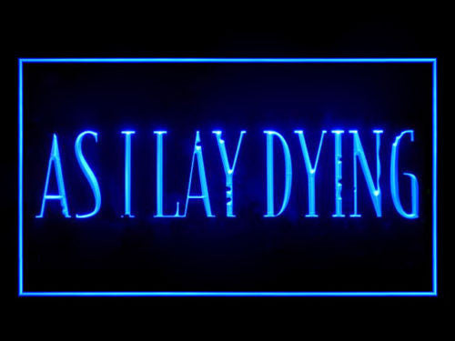 As I Lay Dying LED Sign - Blue - TheLedHeroes