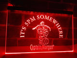 FREE Captain Morgan It's 5 pm Somewhere LED Sign - Red - TheLedHeroes
