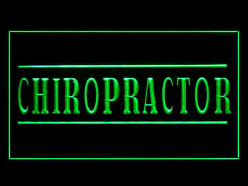 FREE Chiropractor Health Care LED Sign - Green - TheLedHeroes