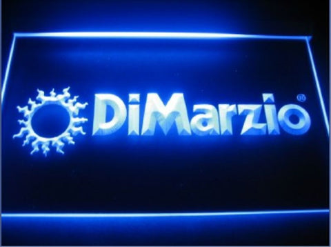 DiMarzio LED Sign - Blue - TheLedHeroes