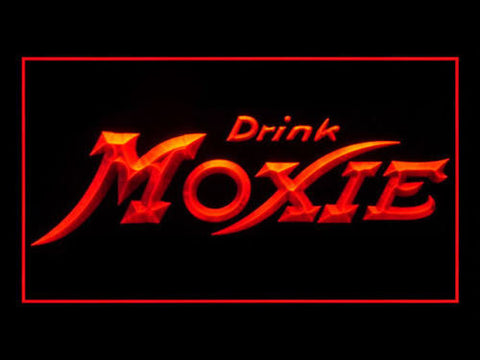 Drink Moxie LED Sign - Red - TheLedHeroes