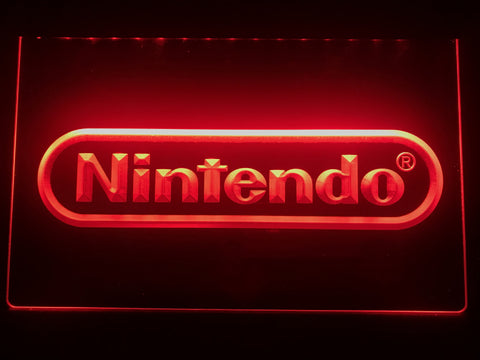 Nintendo LED Sign - Red - TheLedHeroes