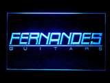 Fernandes Guitar LED Sign -  Blue - TheLedHeroes