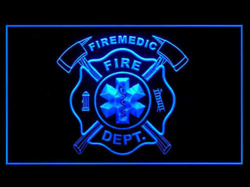 FireMedic LED Sign - Blue - TheLedHeroes