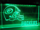 Green Bay Packers (2) LED Neon Sign USB - Green - TheLedHeroes