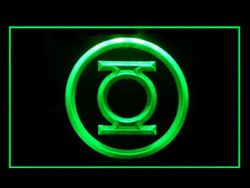 Green Lantern LED Sign - Green - TheLedHeroes