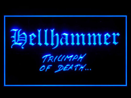 Hellhammer LED Sign - Blue - TheLedHeroes