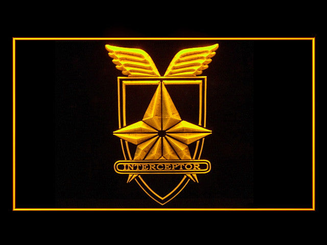 Mad Max Interceptors Badge LED Sign - Multicolor - TheLedHeroes