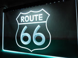 FREE Route 66 Mother Road LED Sign - White - TheLedHeroes