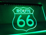 FREE Route 66 Mother Road LED Sign - Green - TheLedHeroes