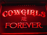 Cowgirls Are Forever LED Sign - Red - TheLedHeroes
