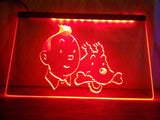 Tintin and Snowy Adventures Comic LED Sign -  - TheLedHeroes