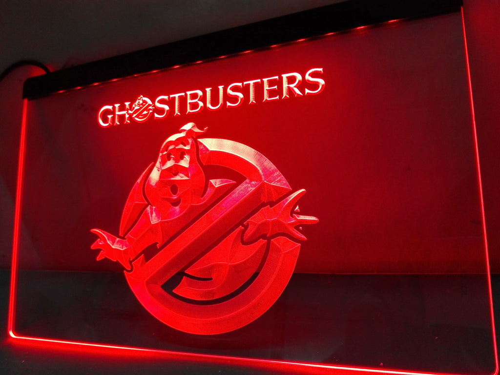 Ghostbusters LED Sign - Red - TheLedHeroes