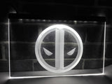 FREE DEADPOOL LED Sign - White - TheLedHeroes
