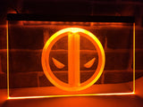 FREE DEADPOOL LED Sign - Orange - TheLedHeroes