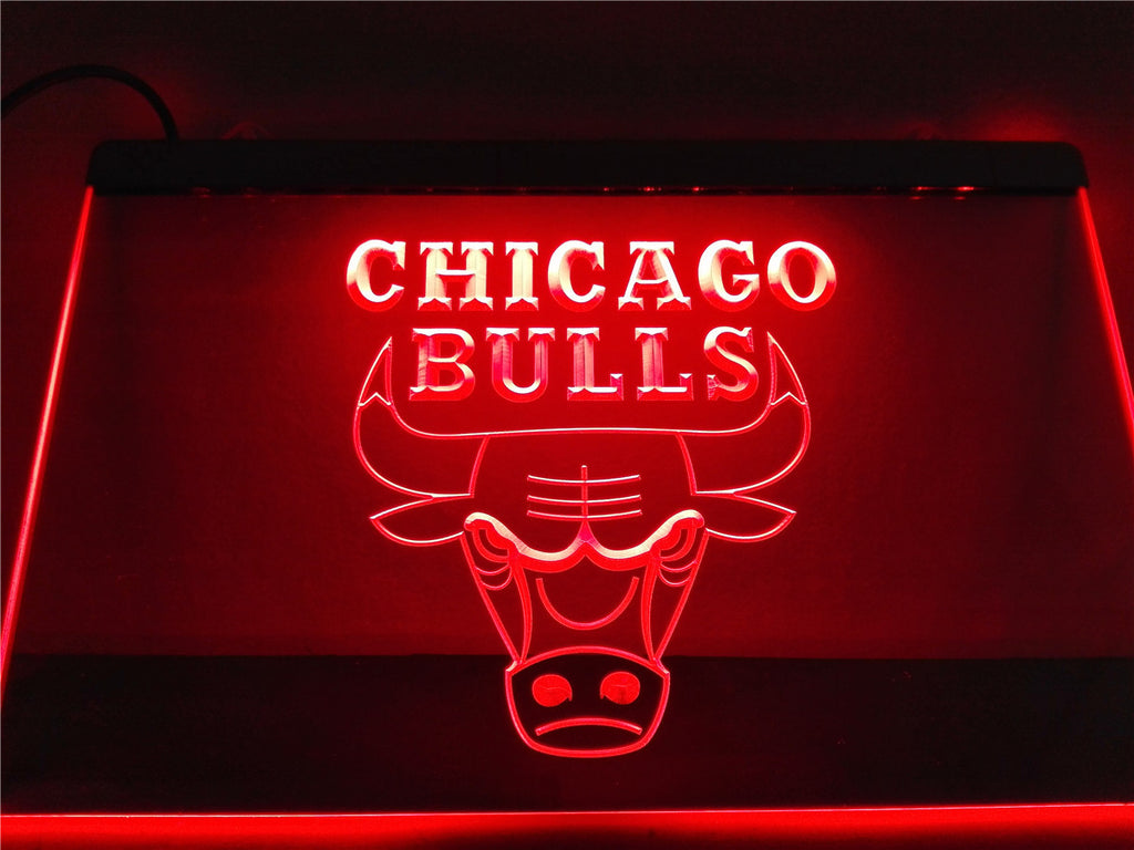 Chicago Bulls LED Sign - Red - TheLedHeroes