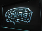 San Antonio Spurs LED Sign - White - TheLedHeroes