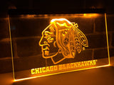 FREE Chicago Blackhawks LED Sign - Yellow - TheLedHeroes